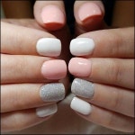 130+ relaxing glitter nail art designs ideas - page 33 | 젤네일, 하얀 네일, 화려한 네일