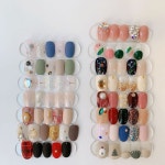 Instagram의 네일바이쭈🎀님: “12월 #이달의아트 (모든 아트는 실물이 이뻐염😭)”