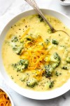 Broccoli Cheddar Soup | foodiecrush.com | Broccoli potato soup, Broccoli soup recipes, Healthy soup recipes