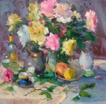 Floral_Frick | 유화, 그림, 꽃