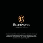 Clean #logo for a product content company. Brandverse creates and syndicates product content for e-commerce websites.  https... 