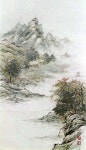 하경-16(15호)-맹범호 - 2020 | 풍경 그림, 그림, 한국화