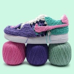 AIR FORCE 1),자수,손뜨개 뜨개질 패치로 만든 나이키 에어포스1(NIKE AIR FORCE 1),자수,손뜨개 :: 9NEES x SNEAKERS | 나이키, 자수, 뜨개질