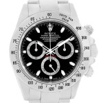 17578 Rolex Cosmograph Daytona Black Dial Steel Mens Watch 116520 Box Papers SwissWatchExpo | 롤렉스, 손목 시계, 남성용 시계