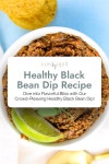 Healthy Black Bean Dip Recipe | 요리법 - 2024