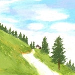 수채화 illustrator에 있는 핀