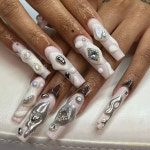 bday nails for @hauteslayer 🤍 . #hotebonynailz #dcnails #dmvnails #dcnailtech #dmvnailtech #hu24 #hu25 #nails… - 2022 | 네일