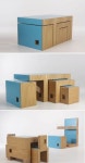 but a cluster of multifunctional   modular forms. Each form is in… - 2020 | 모듈형 가구, 컨버터블 가구, 목재 아이디어