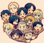 Cute SNK art! | 일본 애니메이션, 진격의 거인, 애니메이션