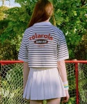 로라로라(ROLAROLA) (TS-20154) STRIPE CROP COLLAR T-SHIRT WHITE - 사이즈 & 후기 | 무신사