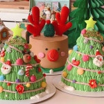 전주쥬쥬케이크🎂 on Instagram: “ㆍ 오늘부터 픽업 많은 크리스마스케이크🎄 믿고주문주셔서감사합니다... 