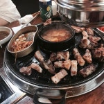 냠냠 . . . #instagood#instafood#instadaily#daily#food#love#seoul#먹스타그램#데일리#일상#서울#명동#삼겹살#고기#肉 | 肉