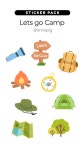 [Sticker] Lets go Camp｜렛츠고 캠프 [Sticker] Lets go Camp｜렛츠고 캠프 in 2024 | Camping, Camping meals, Letting go