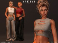 Plumbobs n Fries NADINE | top in 2023 | Sims 4 clothing, Clothes for women, Sims 4