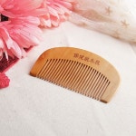 빗 자연 넓은 치아 복숭아 나무 없음 정전기 마사지 머리 마호가니 빗 새로운 G6915 | Peach wood, Hair brush, Comb