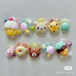 Pin by ⠀ on ㅤㅤㅤㅤㅤㅤㅤㅤㅤㅤㅤ | Kawaii nail art, Kawaii nails, Really cute nails