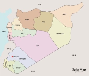 시리아 지도 3가지 종류 무료 다운로드 - 2021 | 시리아, 지도, 국내총생산