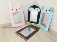 동물디자인의 안전거울이에요.깨끗하게 아주 잘 보이면서도 깨지지 않는 아크릴 ... - 2020 | 유치원 아이디어, 어린이집 만들기, 공예