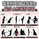잘못된 자세 교정하는 직빵 스트레칭 동작 총정리