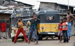 cricket on the streets outside the R. Premadasa Stadium during the ICC World Twenty20 2012 Group B match between Aust… | 크리켓