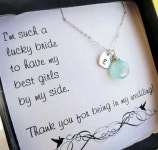 Bridesmaid gift #beautyofbridesmaidjewelry | 아이디어, 핸드메이드, 선물 포장