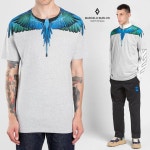 [썸띵포유 | SOMETHING4U.kr] 마르셀로불론 BLUE WINGS 라운드 티셔츠 GRY - 2020 | 티셔츠