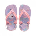 Chinelo Havaianas Baby Peppa Pig Lilás in 2022 | Toddler girl shoes, Girls shoes, Rubber flip flops