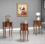 레이디가구 마호가니 원목 비바 엔틱st 협탁 콘솔 테이블 스툴 옷걸이