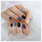 좋아요 43개, 댓글 0개 - Instagram의 혀니네일💎양덕네일(@hyeoni_nail)님: #이벤트아트 #자개네일 #1월이벤트아트 8번디자인 현금가 60000원... 