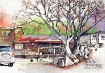 어반스케치 작가 윤코❤ urbansketchers on Instagram: “#윤코미션_하루한장 전시회 #중구문화원 #예문갤러리 2022, 2, 17 /16시... 