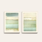 Cote De La Mer Print with Deckled Edge & Whitewash Wood Frame Cote De La Mer Print in 2024 | Elegant wall art, Whitewash wood... 