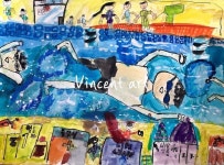 Instagram의 아이의 마음과 창의력을 키우는 빈센트 미술학원님: “유학중 잠시방학때 들어온…”