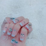 해운대네일 엘르네일 장산네일 웨딩네일 on Instagram: “요거인기쨩쨩❄️❄️” | Nail art, Nails, Nailspiration