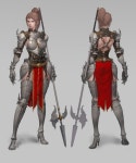 ArtStation - pole arm, kim sangmin | 갑옷, 전사, 갑옷 컨셉