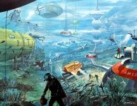 Gorgeous Concept Designs for Underwater Cities | 동물 그림, 그림, 바다