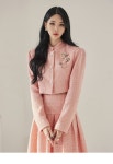 셀럽들이 사랑하는 브랜드, DINT DINT - J1341 로빗 트위드 반하이 패드 크롭 자켓(6th REORDER) in 2024 | Fancy blouses... 