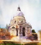 유럽여행#추억#여행##풍경수채화 #venezia #풍경화#일러스트#베네치아 #landscape #art #wetpainting #painting #w… | 풍경 수채화, 풍경화... 