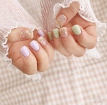 • Nail Design 여름과 가을사이?지금 생화네일 딱이야! : 네이버 블로그 | 젤네일아트