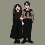 #51_롱원피스 페이즐리 | Mysite #07_홉스커플 01 | Mysite | Idee per disegnare, Idee, Disegni