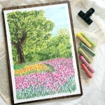 Oil pastel에 있는 Lucía님의 핀 - 2025 | 파스텔 아트, 오일 파스텔 드로잉, 유성 파스텔