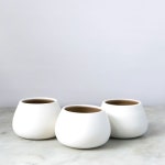 Pebble bowls in caramel | 도예
