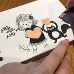 그림동영상 #펜그림 #캐릭터 #캐릭터그리기 #손글씨 #쏠쏘라의아주쉬운손글씨비법노트 #시그노펜 #펜드로잉 #태교 #태교미술 #illustratio…