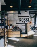 Rosso Coffee Bar ~ Calgary Canada | Coffee shops interior, Industrial coffee shop design, Industrial coffee shop