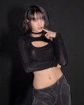 (여자)아이들 민니, 컷아웃 크롭톱+로우라이즈 팬츠 탄탄한 복근으로 시크한 매력 발산 Pin on 아카이브 4