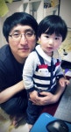 아빠와 아들~ 밥먹으러 가자~