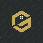 letter G, construction and building logo vector. 스톡 벡터 | Adobe Stock