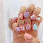 미니네일 on Instagram: “반짝반짝 작은별 ⭐️ . . . . #미니네일” | Hippie nails, Stylish nails art, Nail jewelry