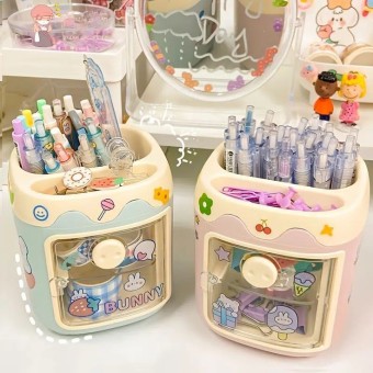 Cute Piglet Pencil Holder Office Tools With Stickers | Buy More, Save More | Temu | Multifunction pen, Cute piglets, Pencil holder