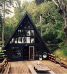 Photo by @caitwisha at @invernessaframe #CabinStory | Tag a Friend #A-FrameHome | 통나무집, 건축, 작은 집