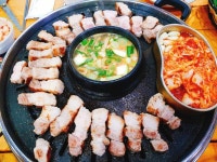 만원초반가격으로 도톰한 무한리필 삼겹살을 먹고 싶다면 | 식품 아이디어